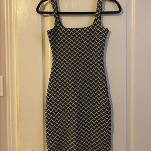American Apparel Jacquard Print Bodycon Dress